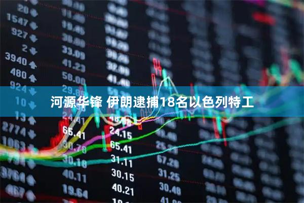 河源华锋 伊朗逮捕18名以色列特工