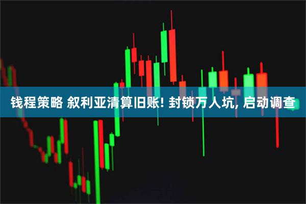 钱程策略 叙利亚清算旧账! 封锁万人坑, 启动调查