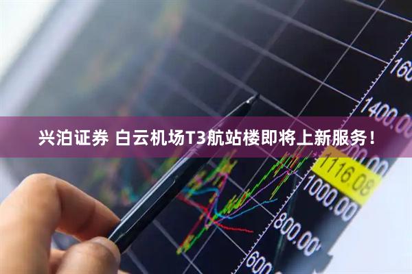 兴泊证券 白云机场T3航站楼即将上新服务！